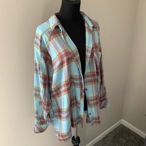 Urban Outfitters Brendan drapey flannel M